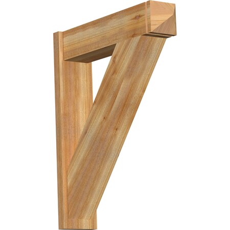 Ekena Millwork Traditional Arts & Crafts Rough Sawn Outlooker, Western Red Cedar, 8"W x 34"D x 40"H OUT08X34X40TRA03RWR